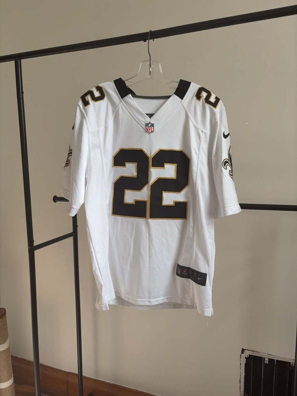 Nike New Orleans Saints Mark Ingram II #22 White Game Jersey Size S